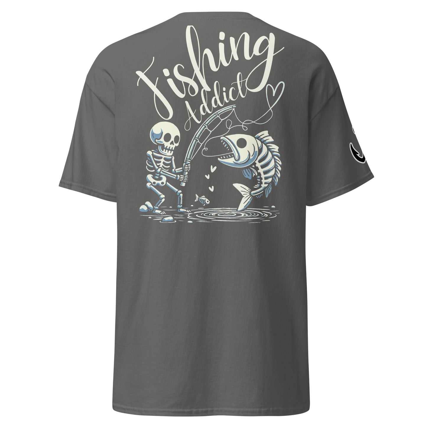 Fishing Skeleton, Fishing Tattoo, Fishing Addict, Fishing Gifts, Fishing Hoodie, Fishy hoodie, Husband Hoodie, Dad Gift, Unisex classic tee