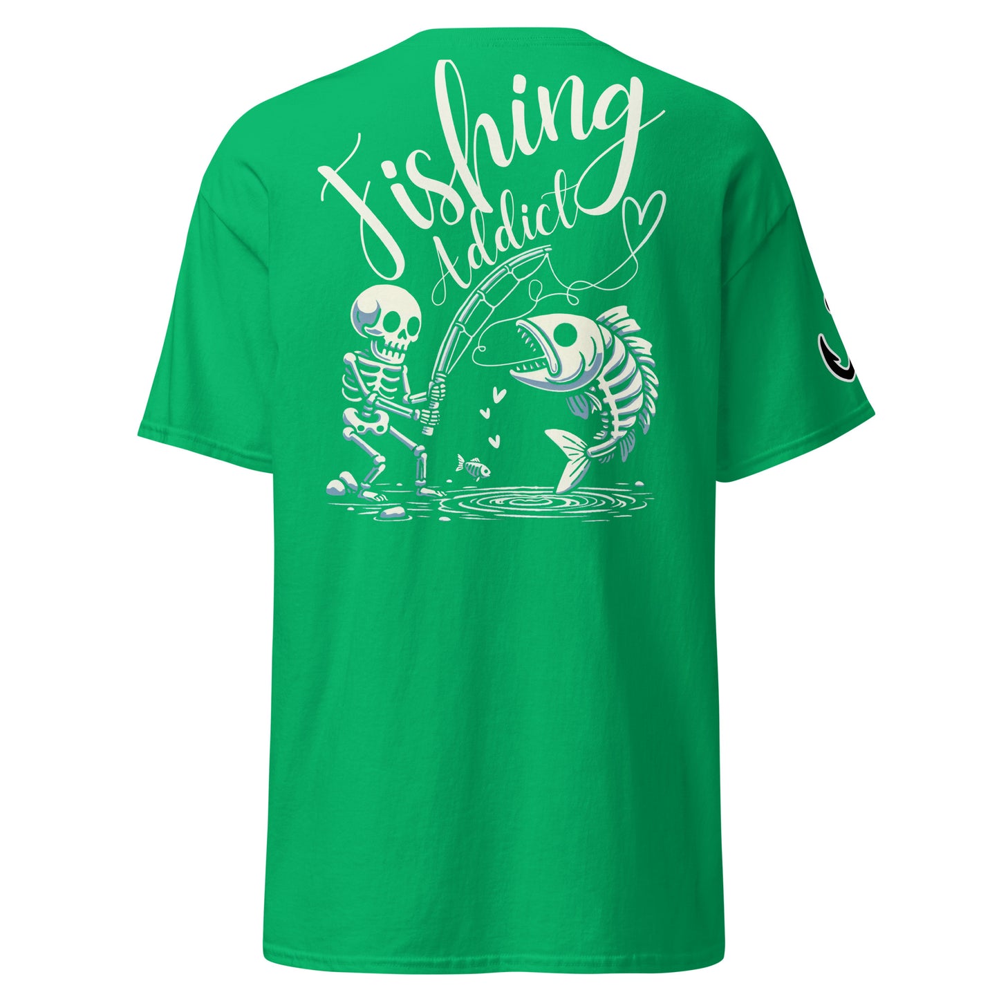 Fishing Skeleton, Fishing Tattoo, Fishing Addict, Fishing Gifts, Fishing Hoodie, Fishy hoodie, Husband Hoodie, Dad Gift, Unisex classic tee