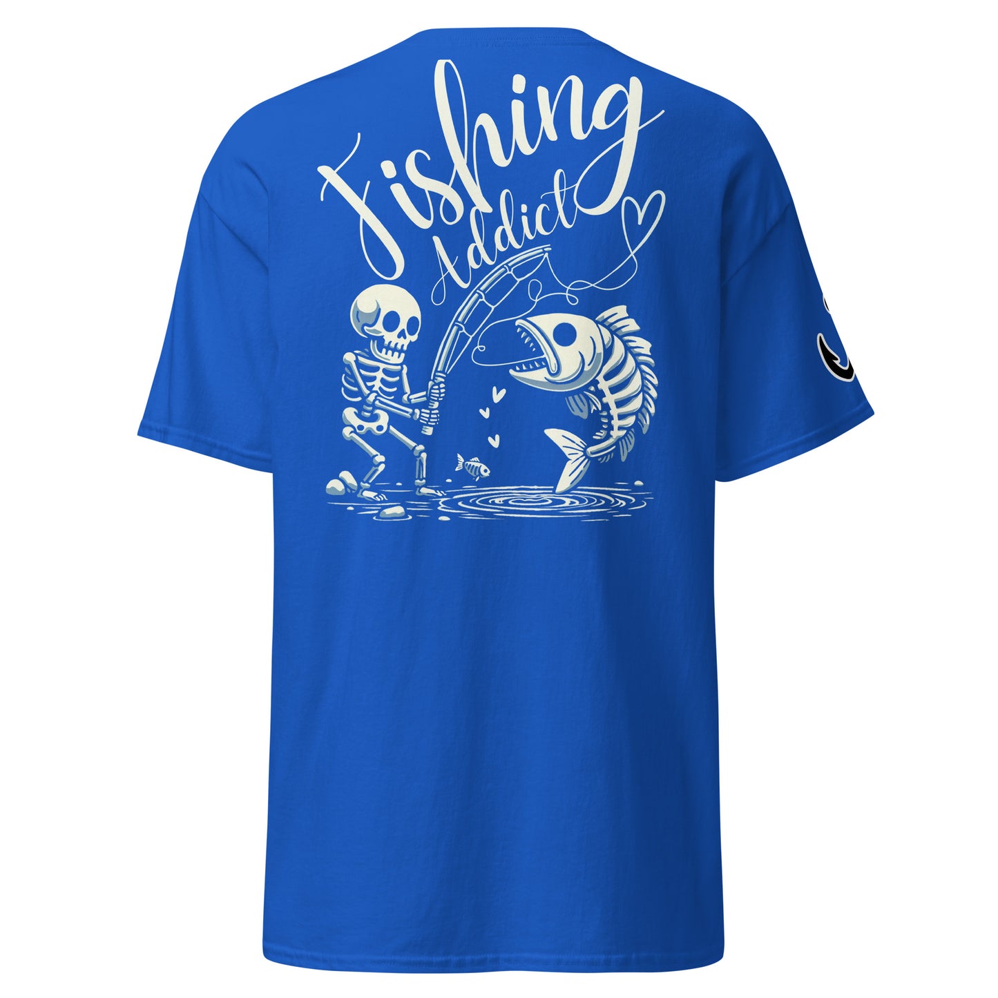 Fishing Skeleton, Fishing Tattoo, Fishing Addict, Fishing Gifts, Fishing Hoodie, Fishy hoodie, Husband Hoodie, Dad Gift, Unisex classic tee