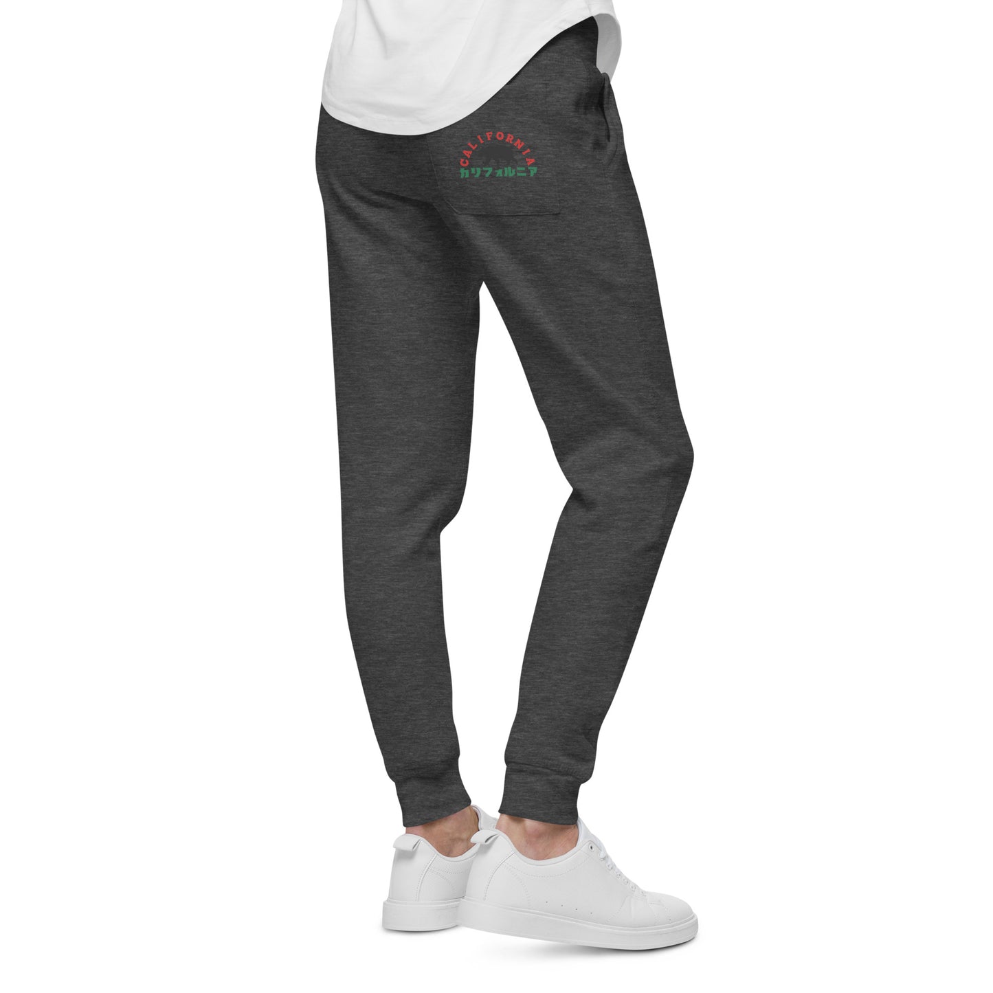 California Japanese Katakana, graffiti art Unisex fleece sweatpants