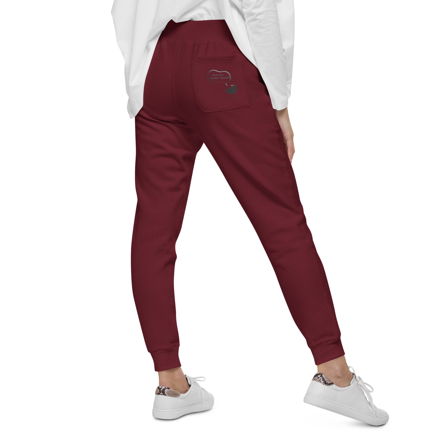 Crow Unisex fleece sweatpants