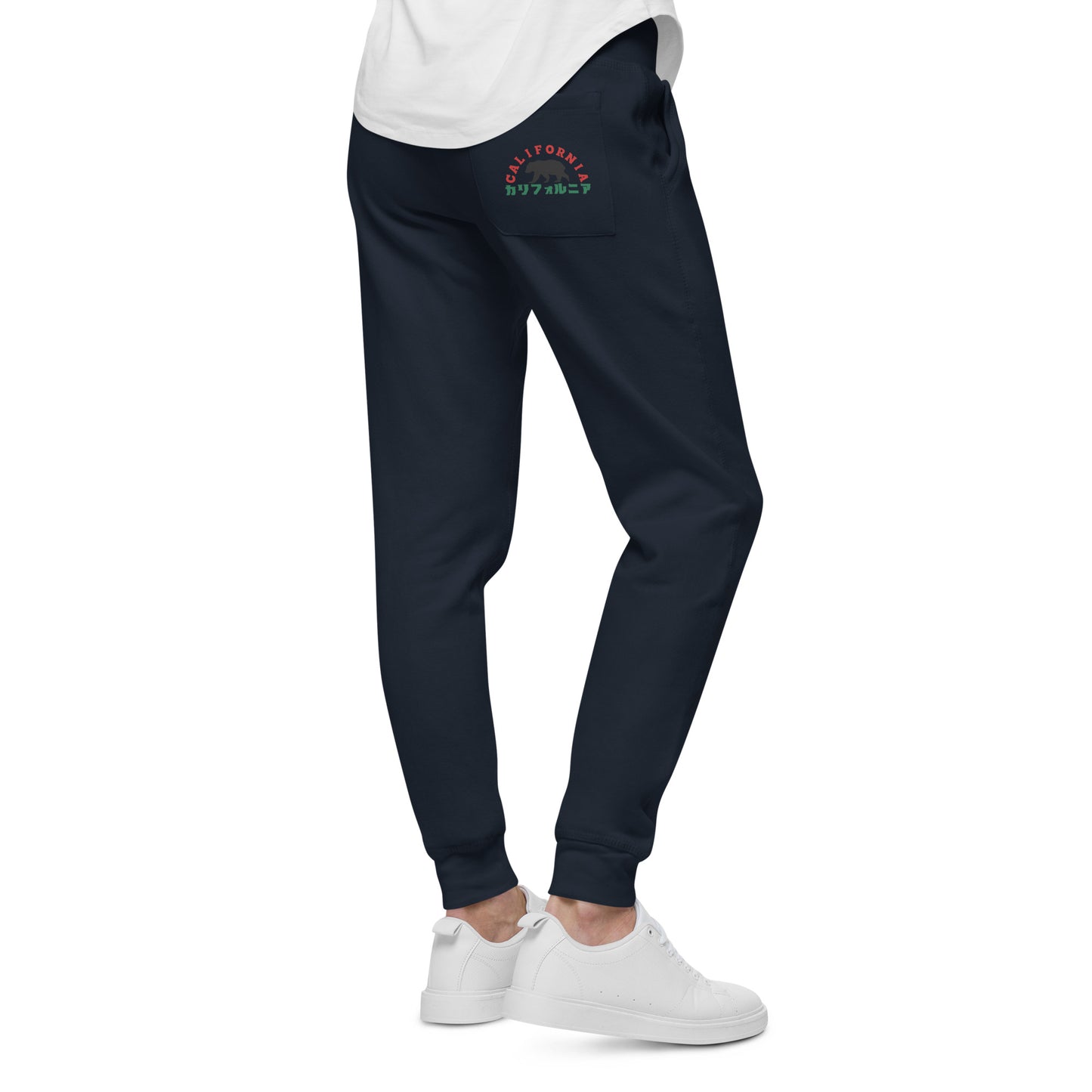 California Japanese Katakana, graffiti art Unisex fleece sweatpants