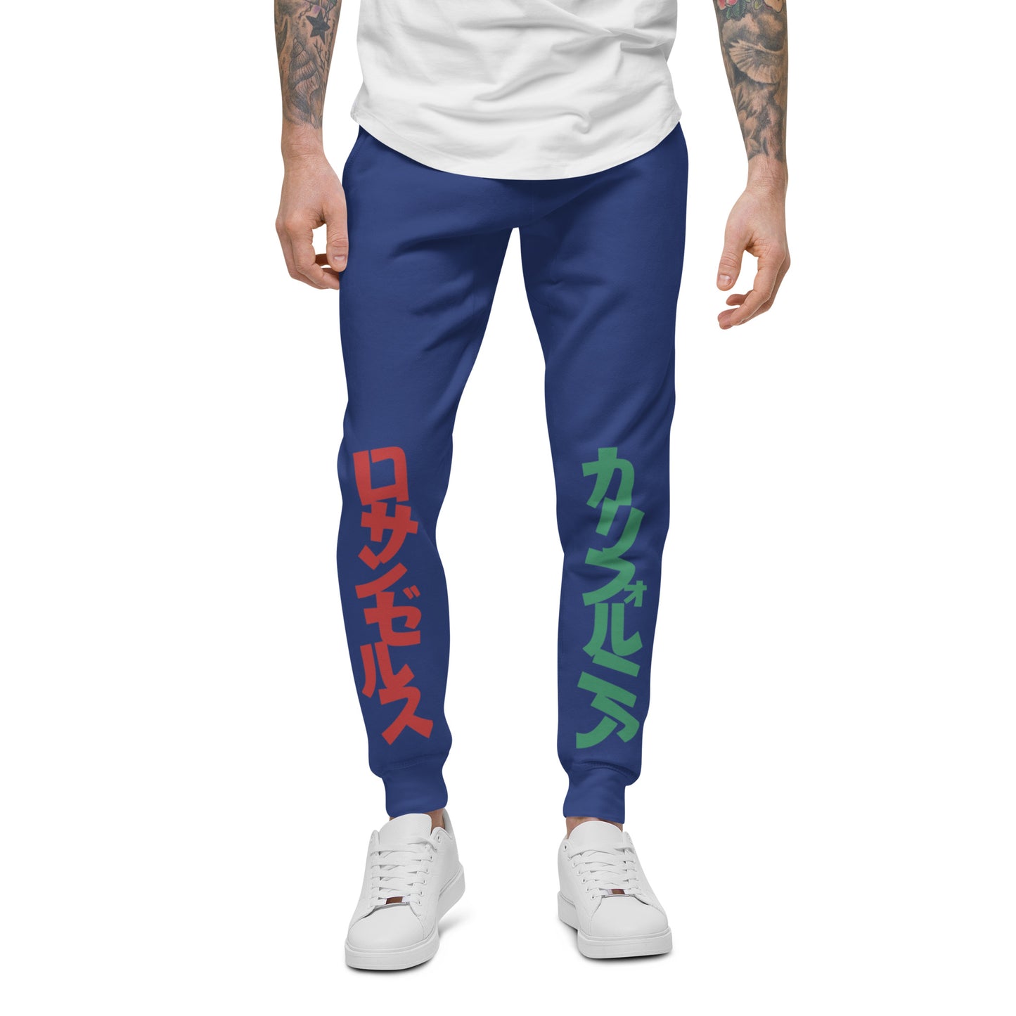 California Japanese Katakana, graffiti art Unisex fleece sweatpants