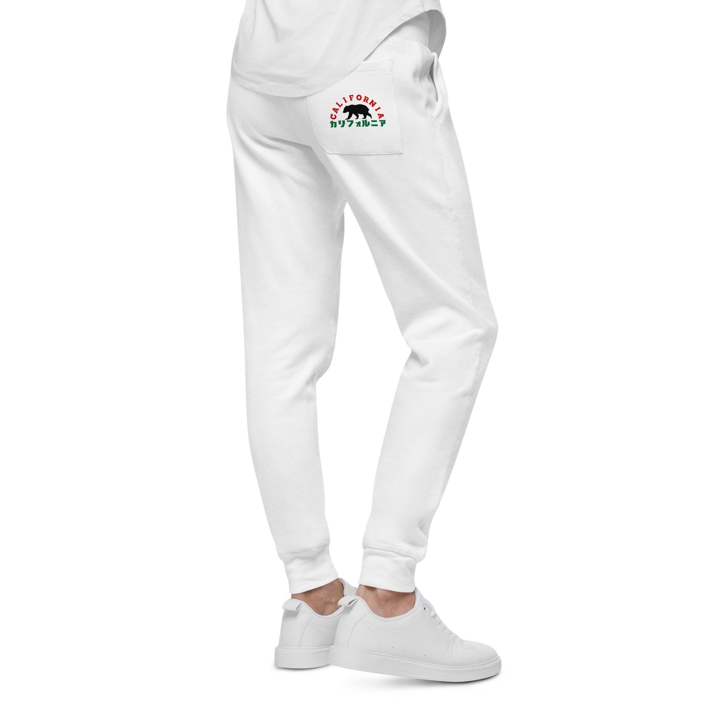 California Japanese Katakana, graffiti art Unisex fleece sweatpants