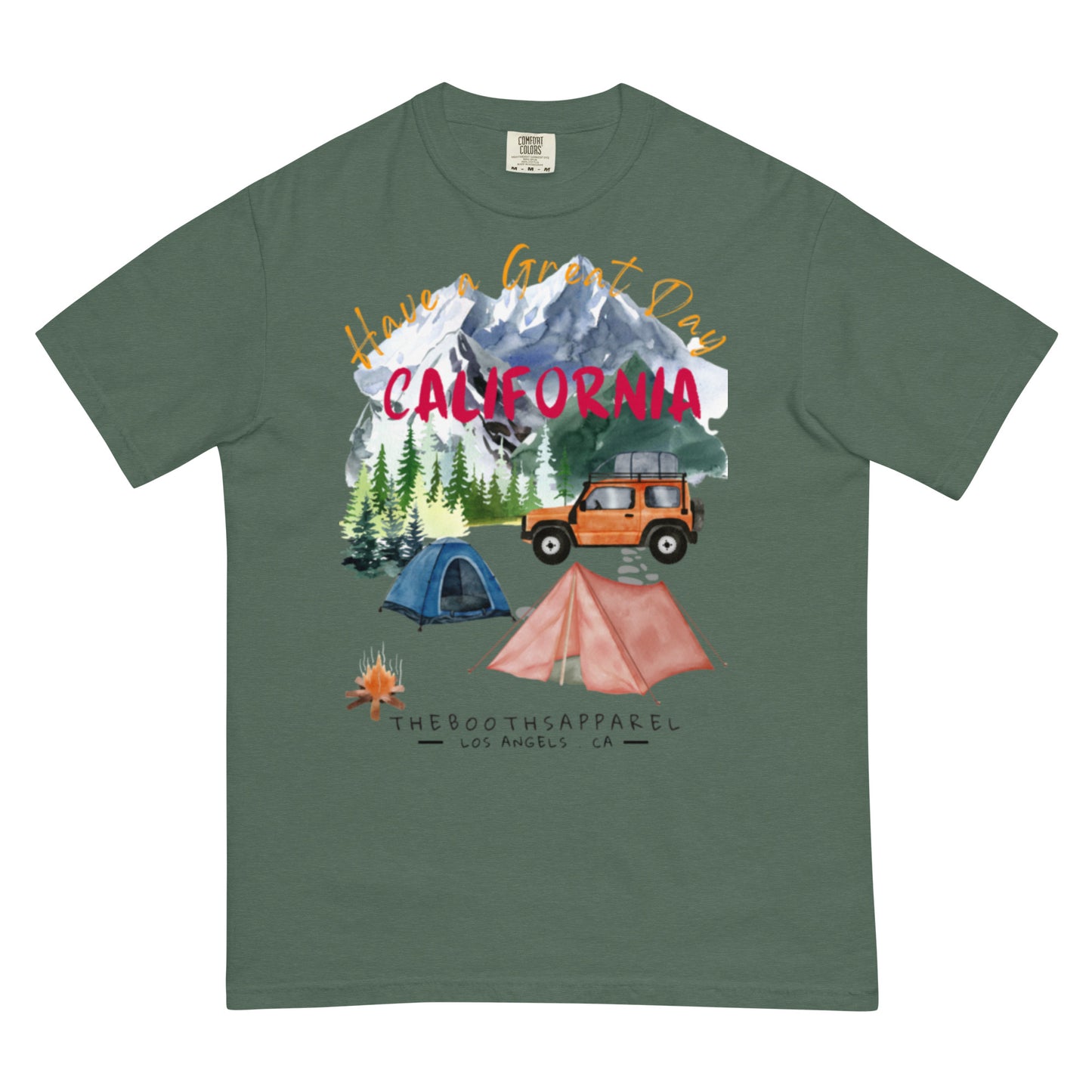 California Great Day Unisex garment-dyed heavyweight t-shirt
