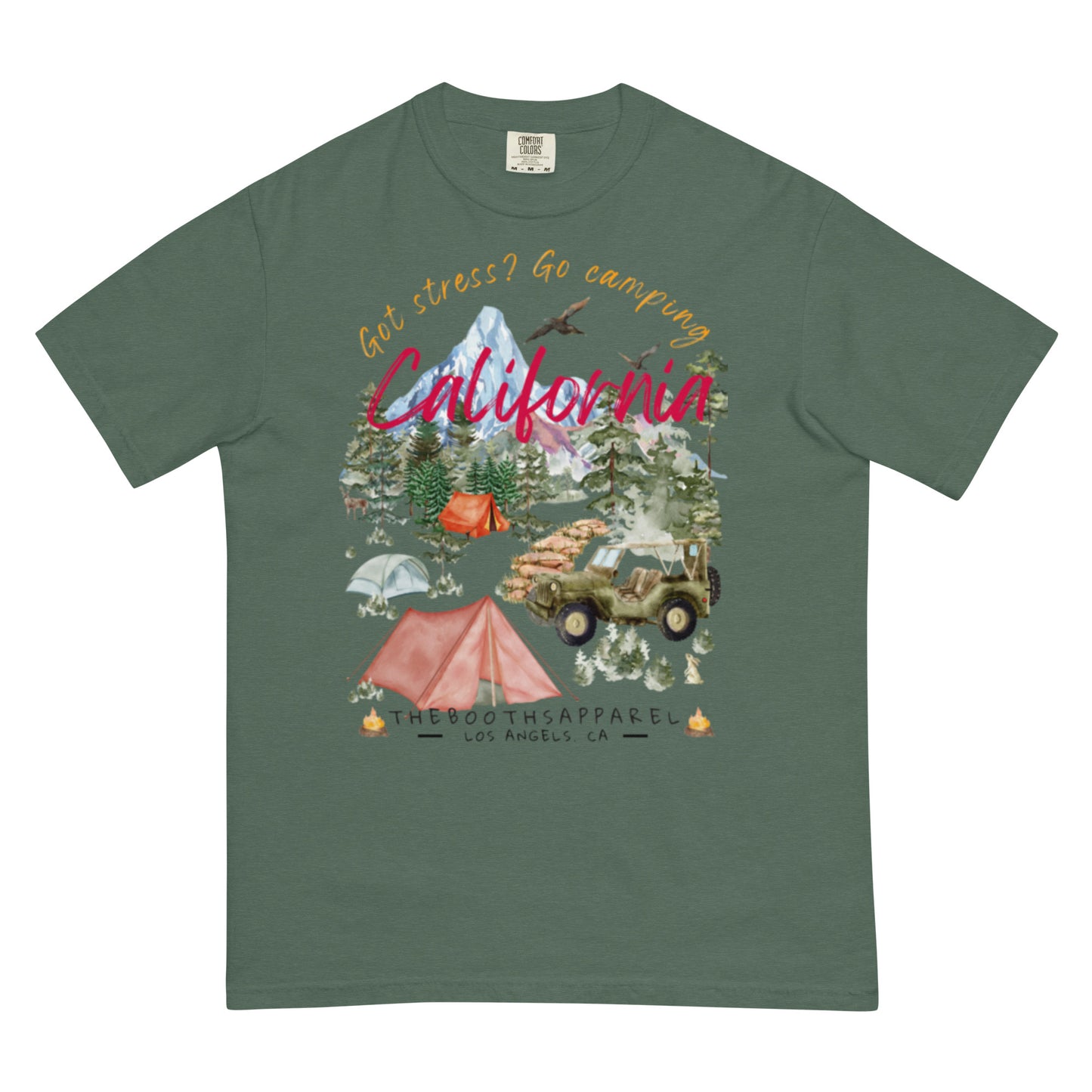 California Got stress Unisex garment-dyed heavyweight t-shirt