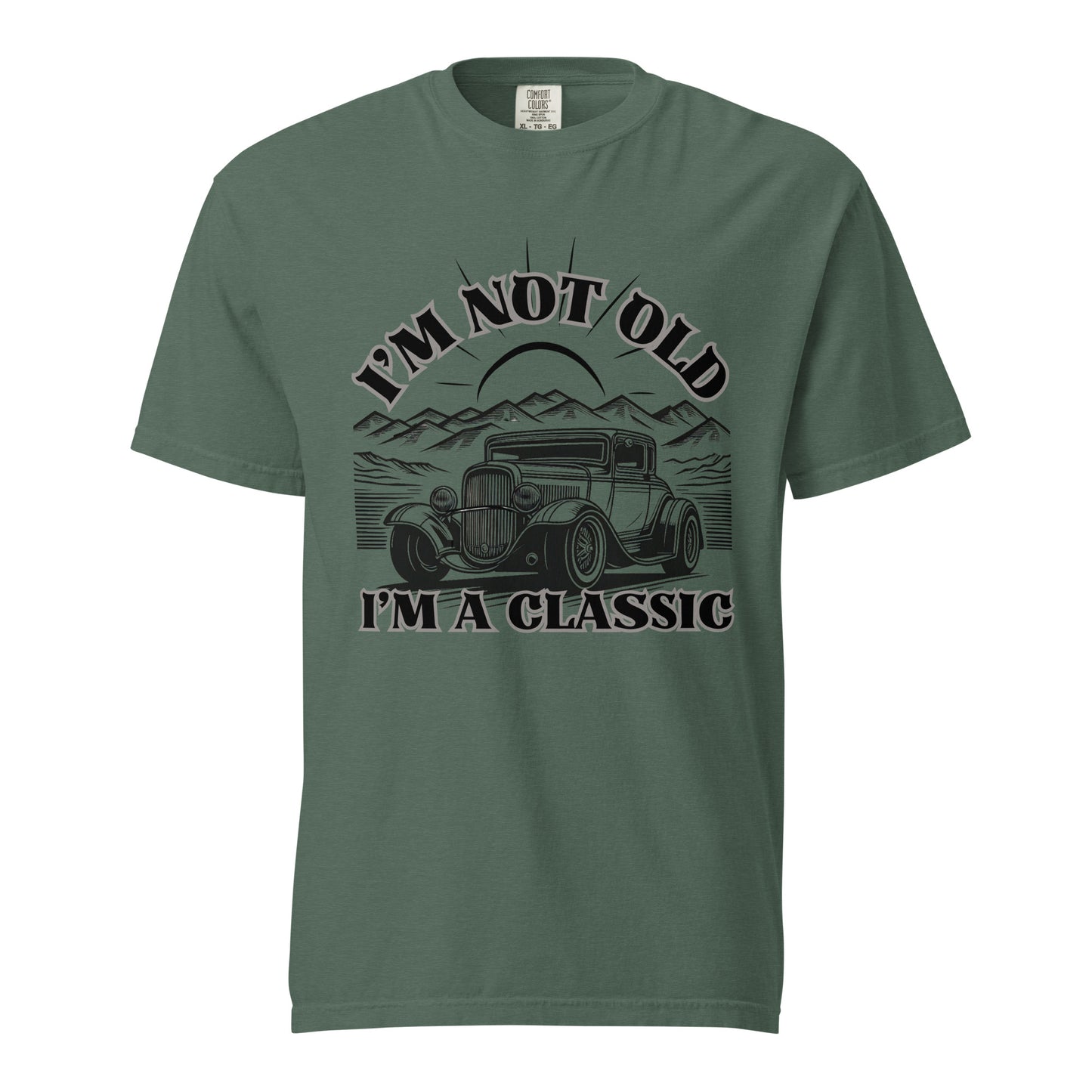 Vintage Car Fan I'm Not Old I'm a Classic T-shirt Gift, Custom Shirt, Personalized Shirt, Retro Vintage, Unisex garment-dyed heavyweight t-shirt