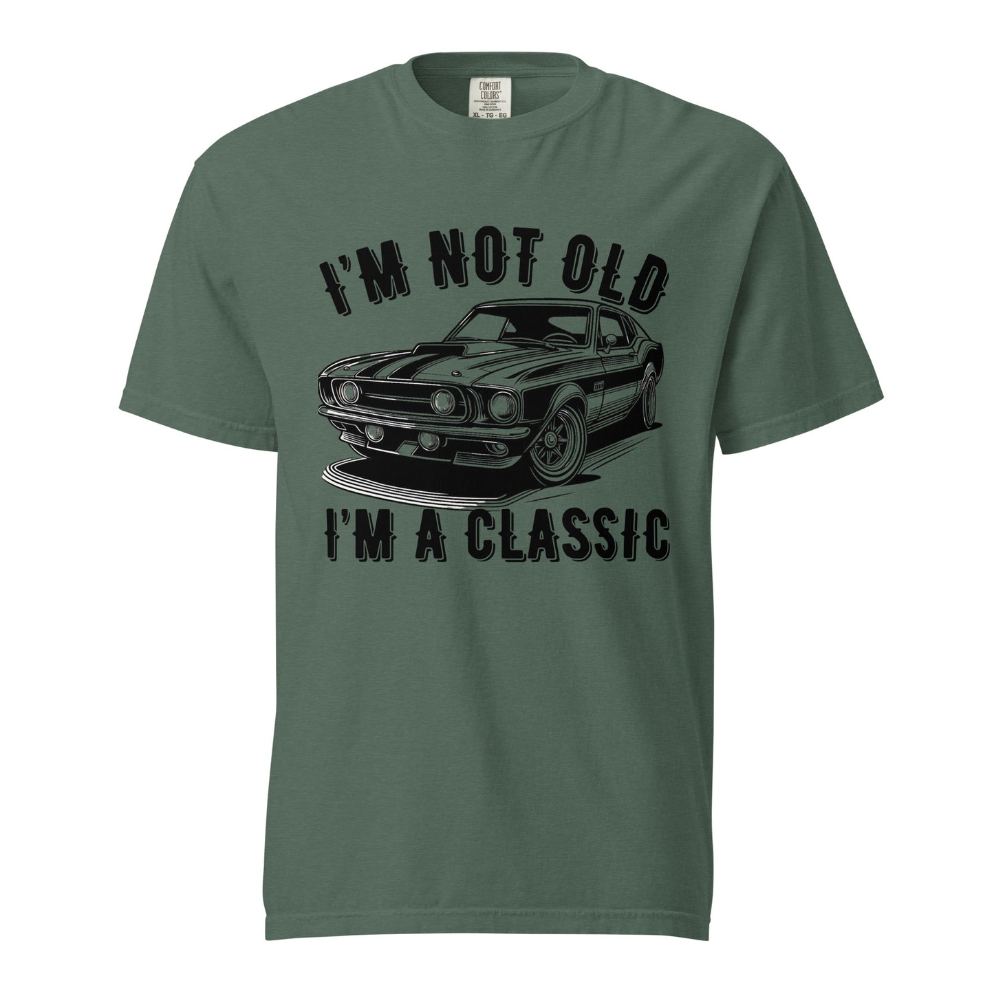I'm Not Old I'm a Classic, Vintage Car Fan, Retro Vintage, Unisex garment-dyed heavyweight t-shirt
