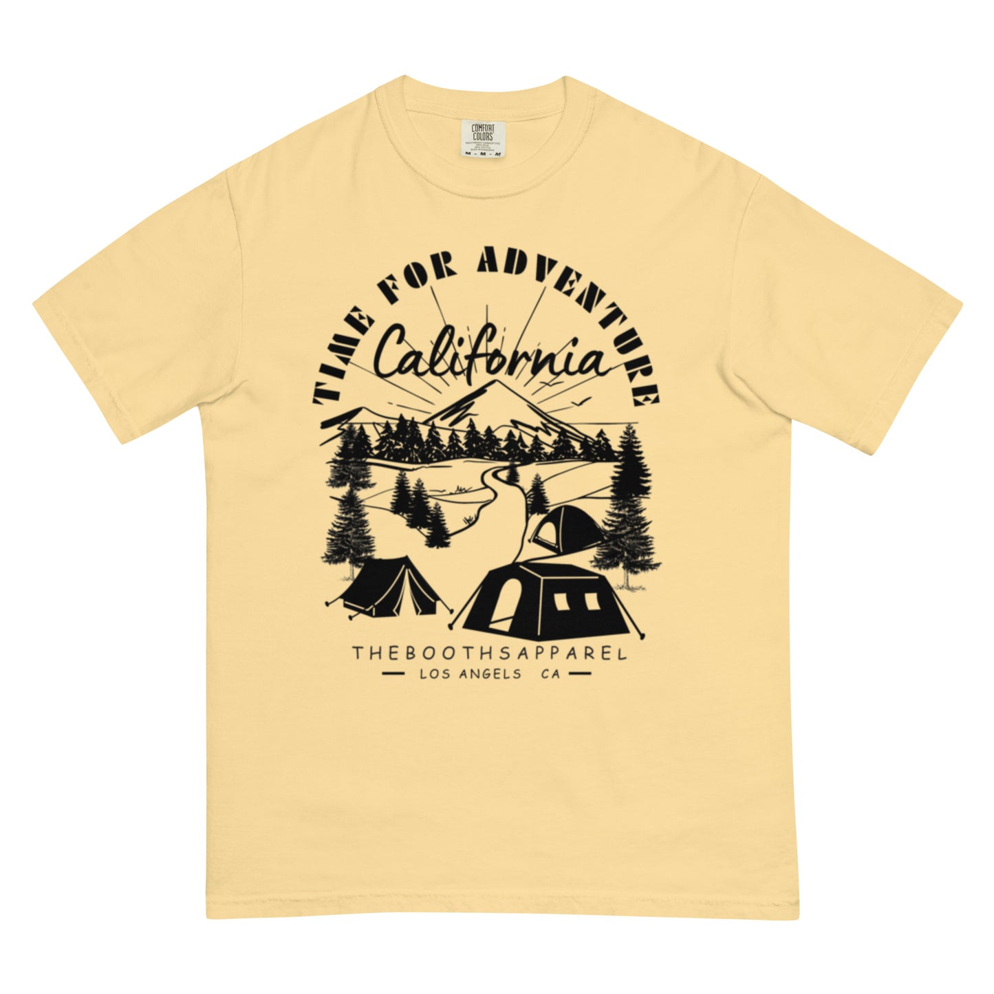 California Time for Adventure Unisex garment-dyed heavyweight t-shirt
