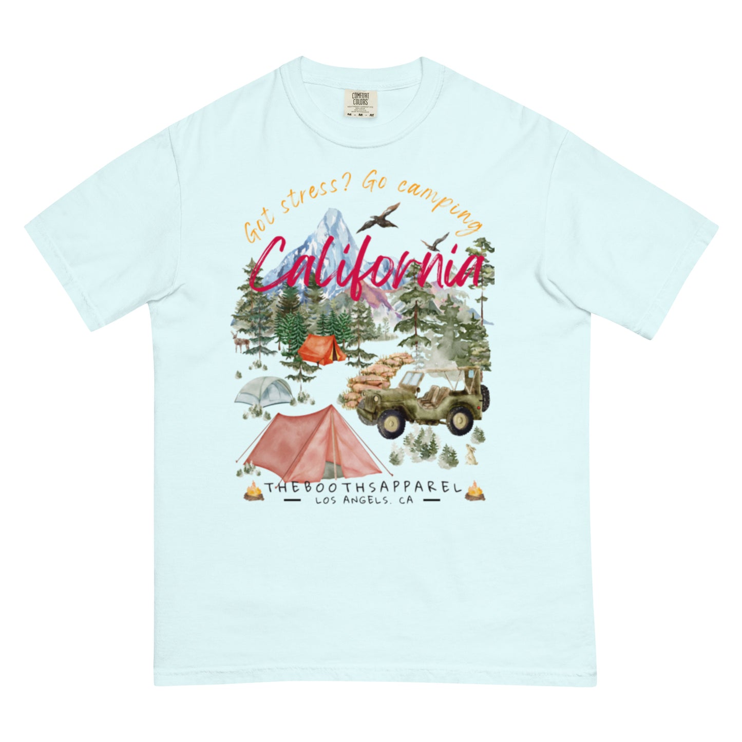 California Got stress Unisex garment-dyed heavyweight t-shirt