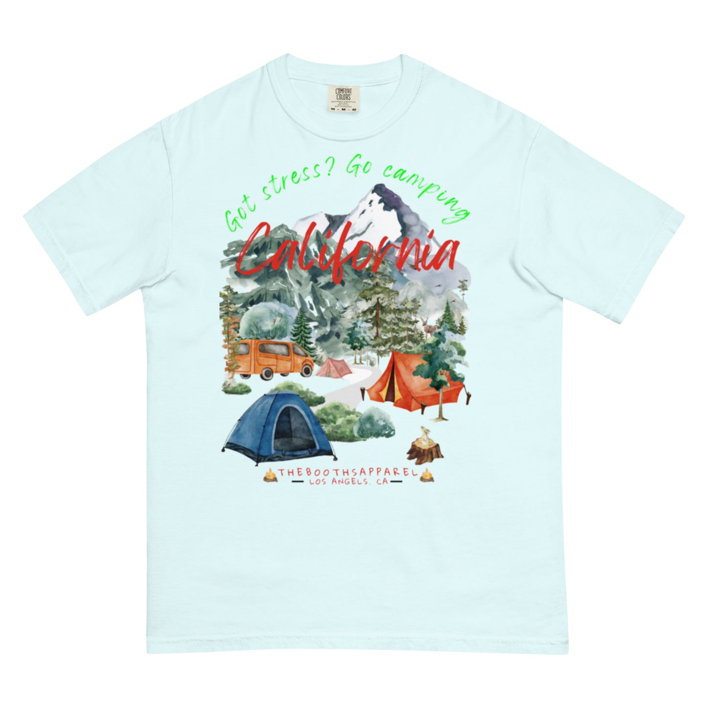 California Got Stress??Unisex garment-dyed heavyweight t-shirt