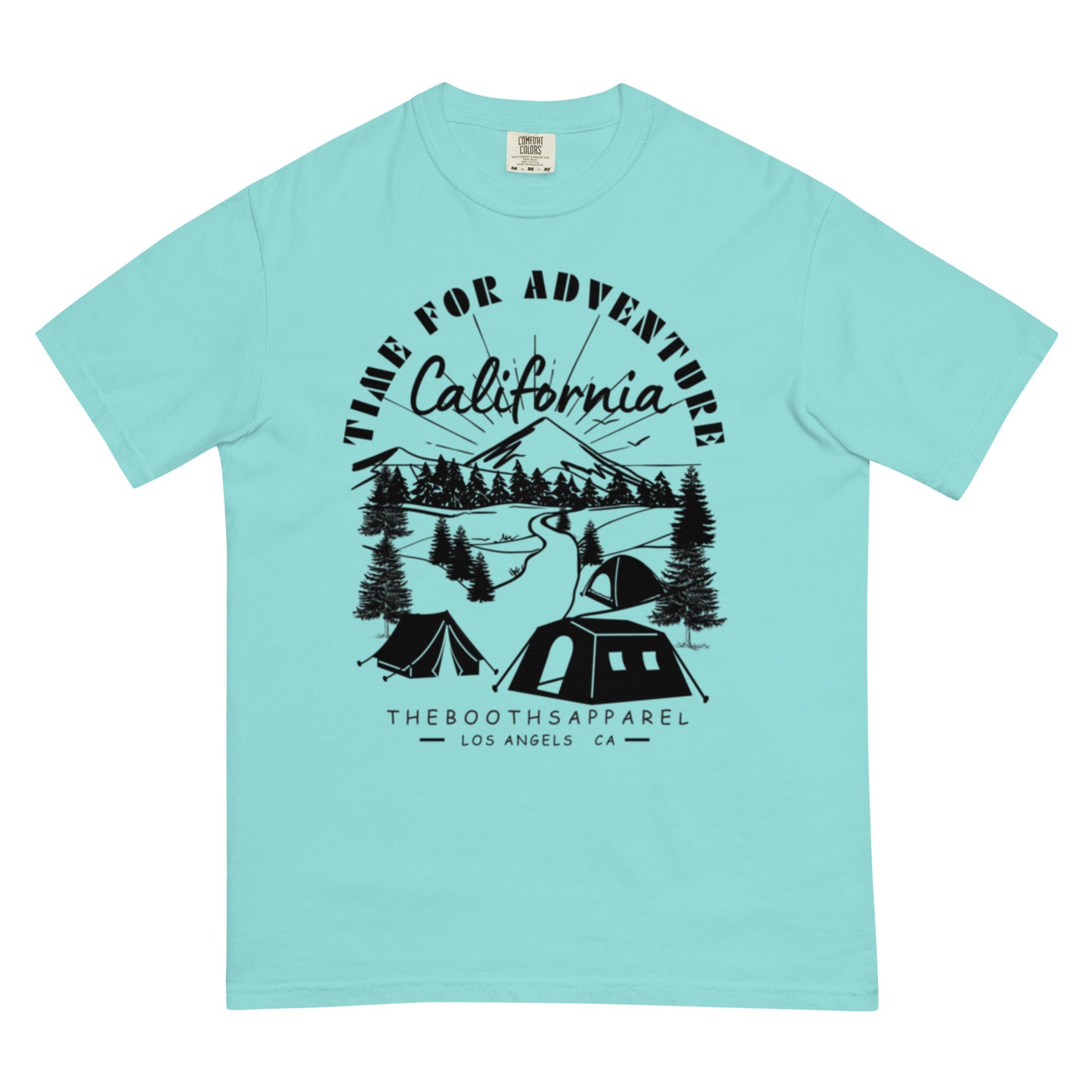 California Time for Adventure Unisex garment-dyed heavyweight t-shirt