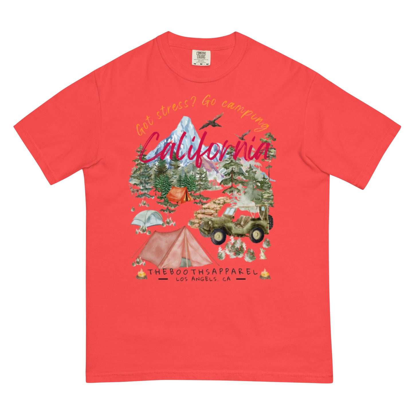California Got stress Unisex garment-dyed heavyweight t-shirt