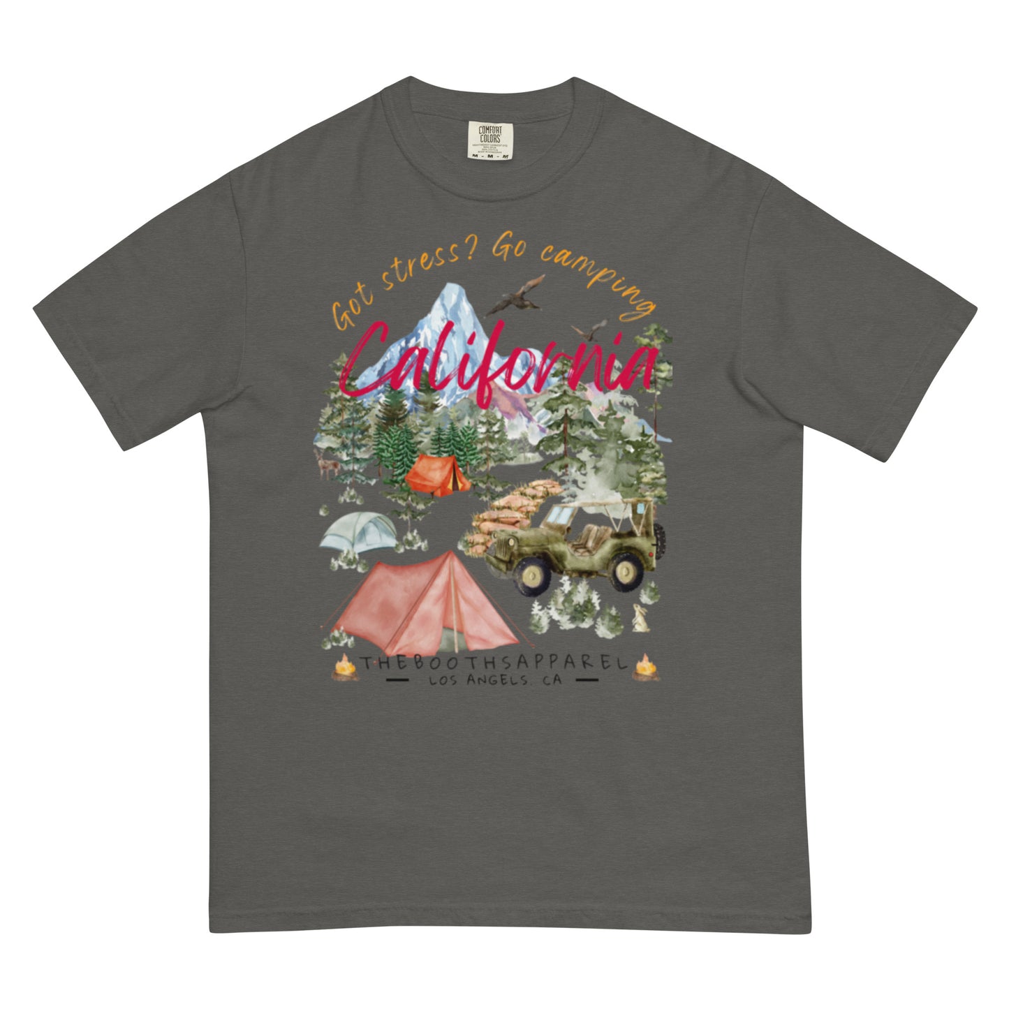 California Got stress Unisex garment-dyed heavyweight t-shirt
