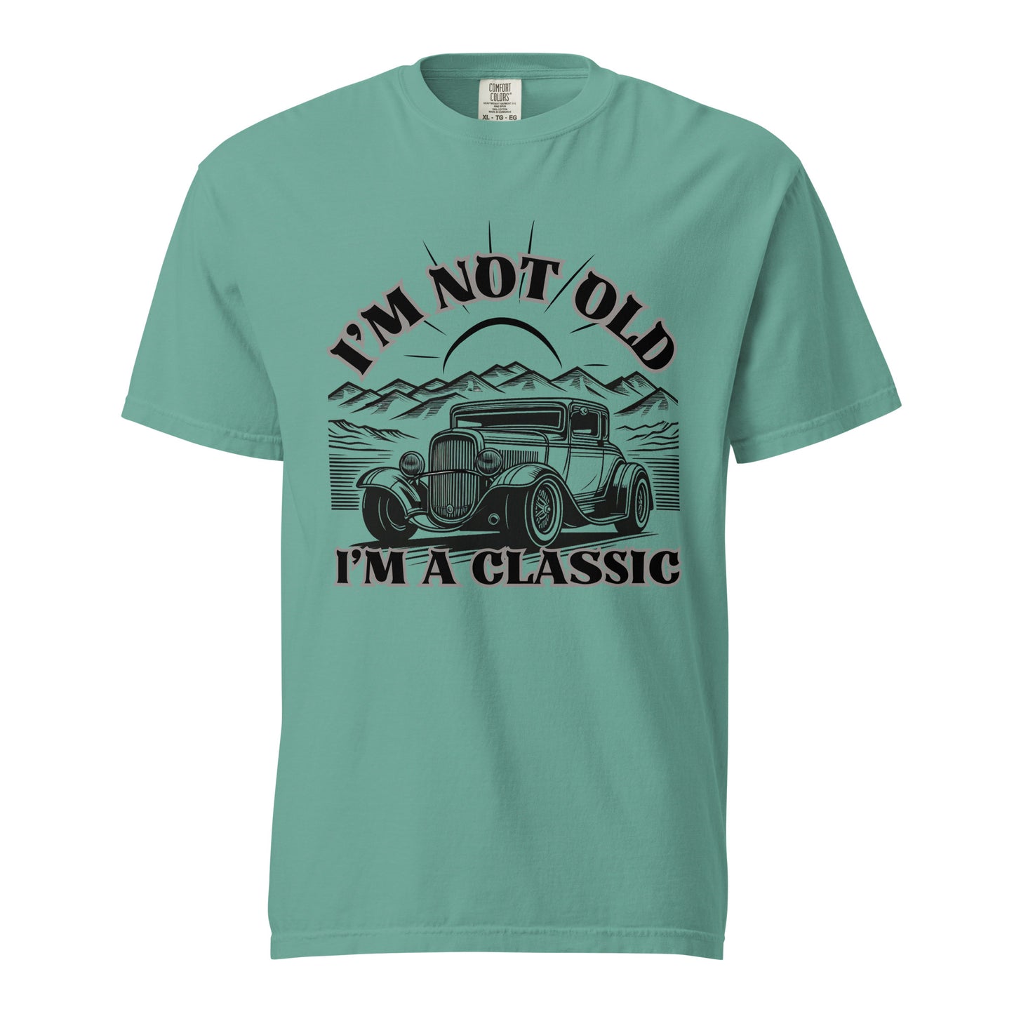 I'm Not Old I'm a Classic ,Vintage Car Fan , T-shirt Gift, Retro Vintage, Unisex garment-dyed heavyweight t-shirt