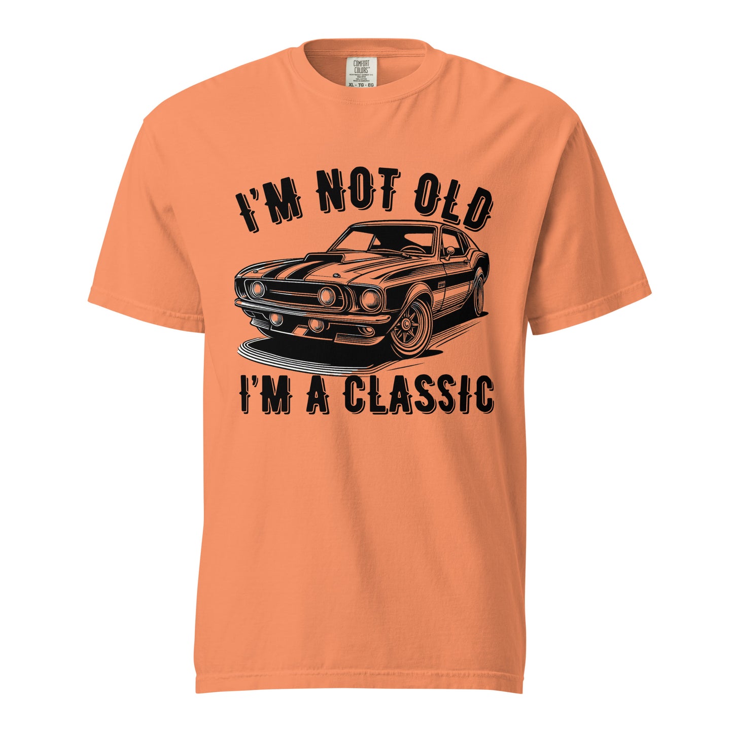 I'm Not Old I'm a Classic, Vintage Car Fan, Retro Vintage, Unisex garment-dyed heavyweight t-shirt