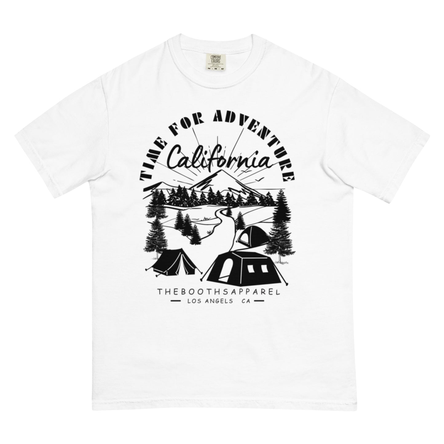 California Time for Adventure Unisex garment-dyed heavyweight t-shirt