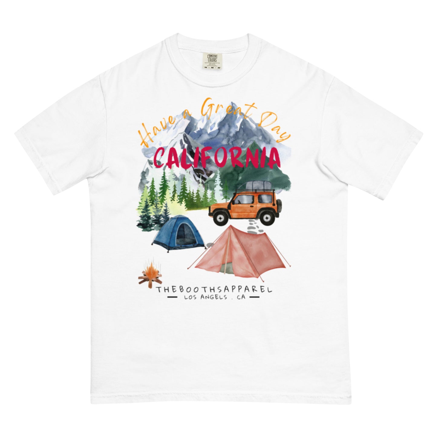 California Great Day Unisex garment-dyed heavyweight t-shirt