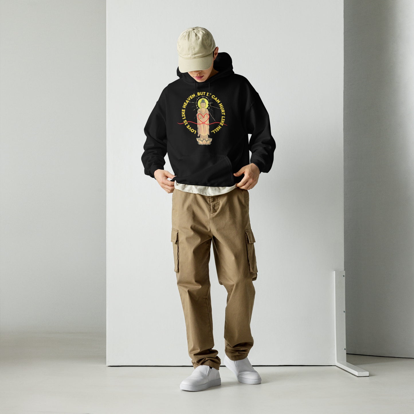 Japanese Buddha, wakeiseijaku, Unisex Hoodie