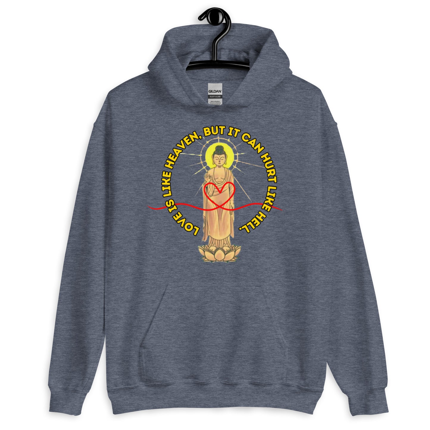 Japanese Buddha, wakeiseijaku, Unisex Hoodie