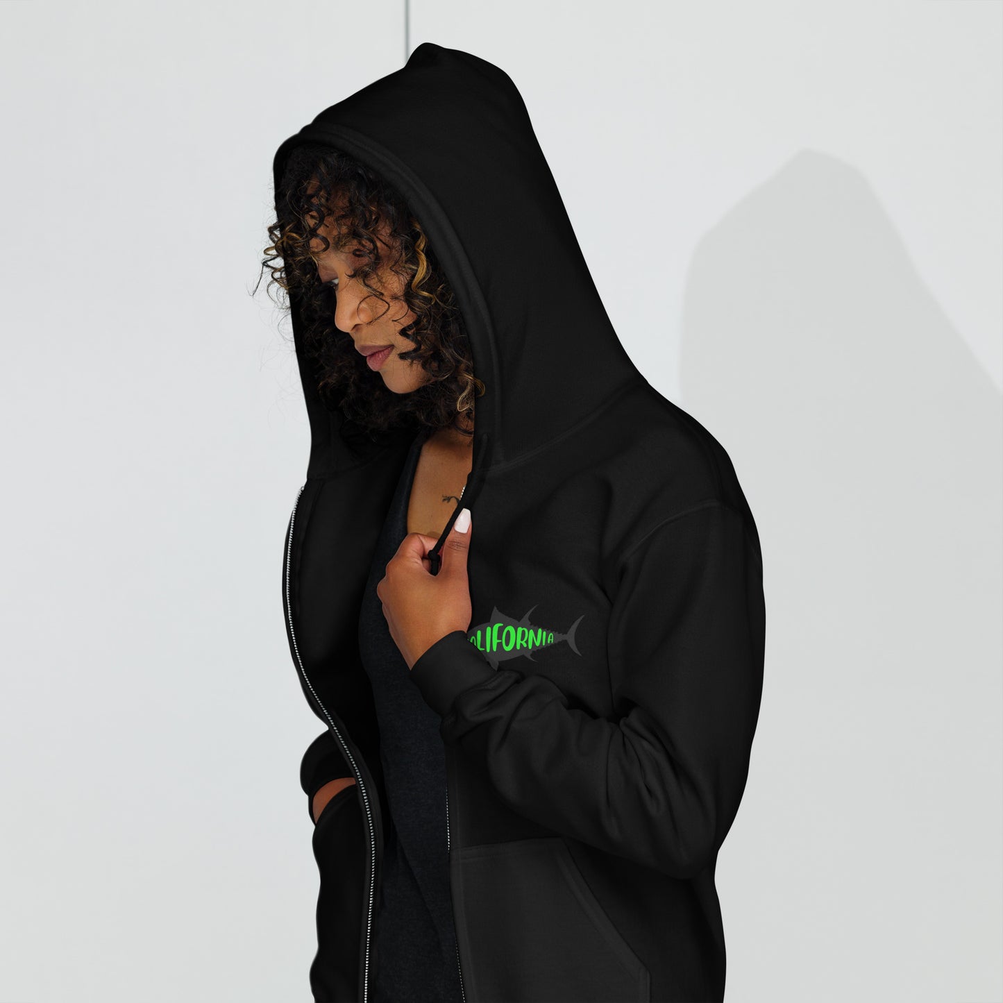 I'm a man Gone Fishing Unisex heavy blend zip hoodie