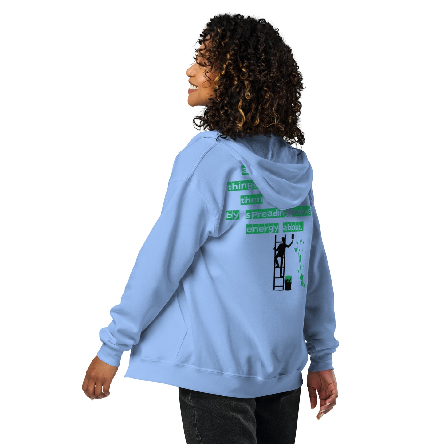 If you want to attract positive things into your life, Unisex heavy blend zip hoodie