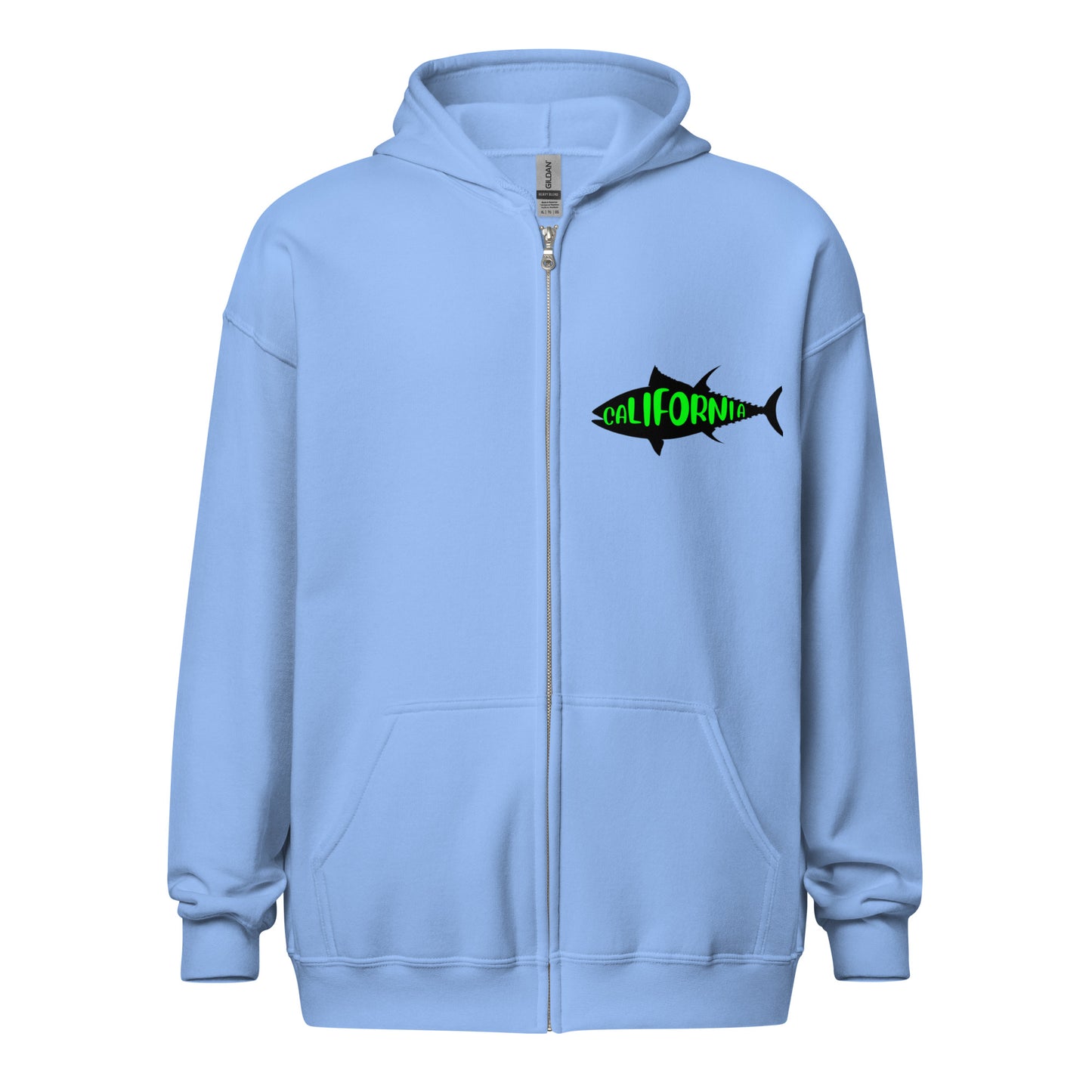 I'm a man of few words Let's Fish Fishing Unisex heavy blend zip hoodie
