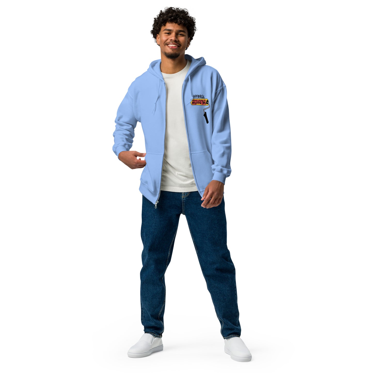 People like to be around those who give off positive energy. Unisex heavy blend zip hoodie