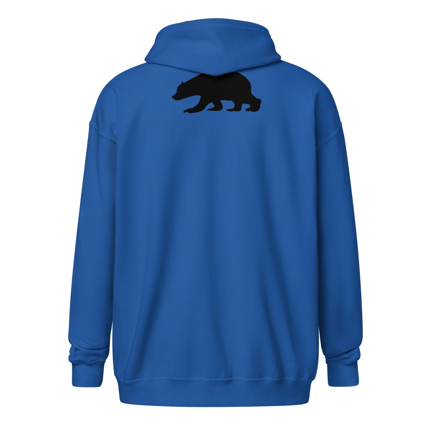 California, Grizzly Bear, Japanese, Katakana, Unisex heavy blend zip hoodie