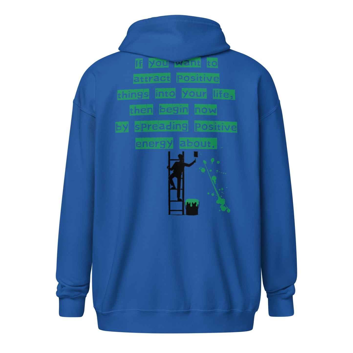 If you want to attract positive things into your life, Unisex heavy blend zip hoodie