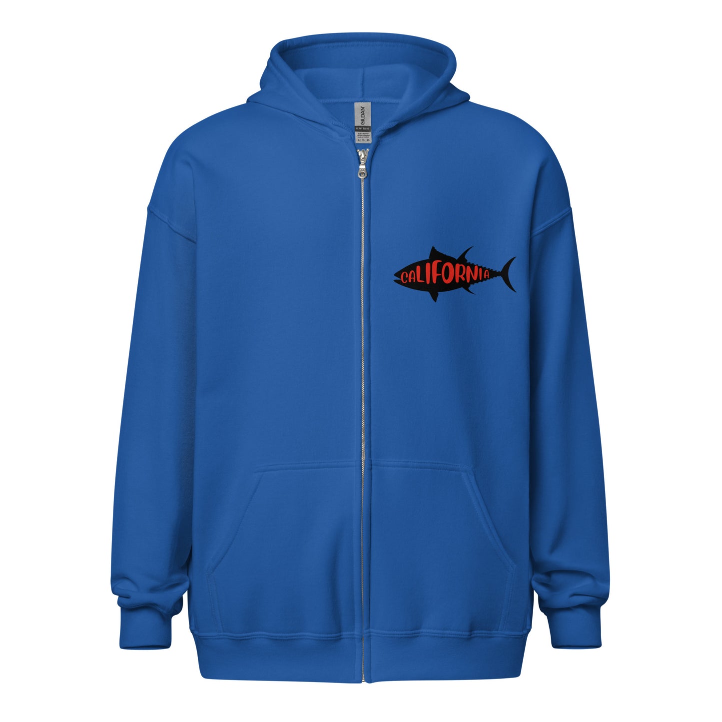 I'm a man Fishing Tuna Unisex heavy blend zip hoodie