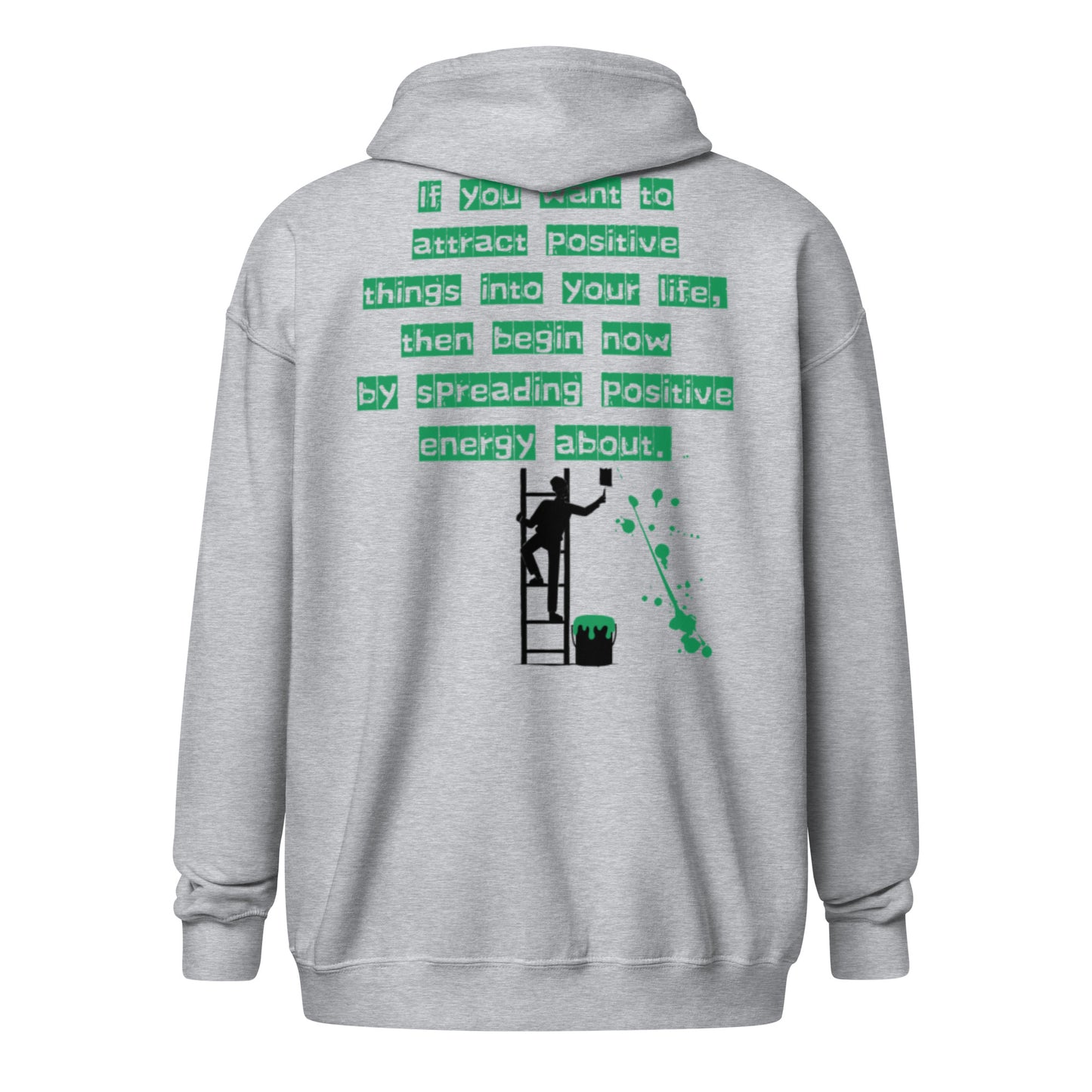 If you want to attract positive things into your life, Unisex heavy blend zip hoodie