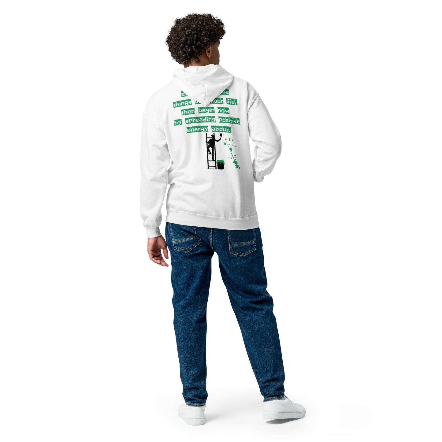 If you want to attract positive things into your life, Unisex heavy blend zip hoodie
