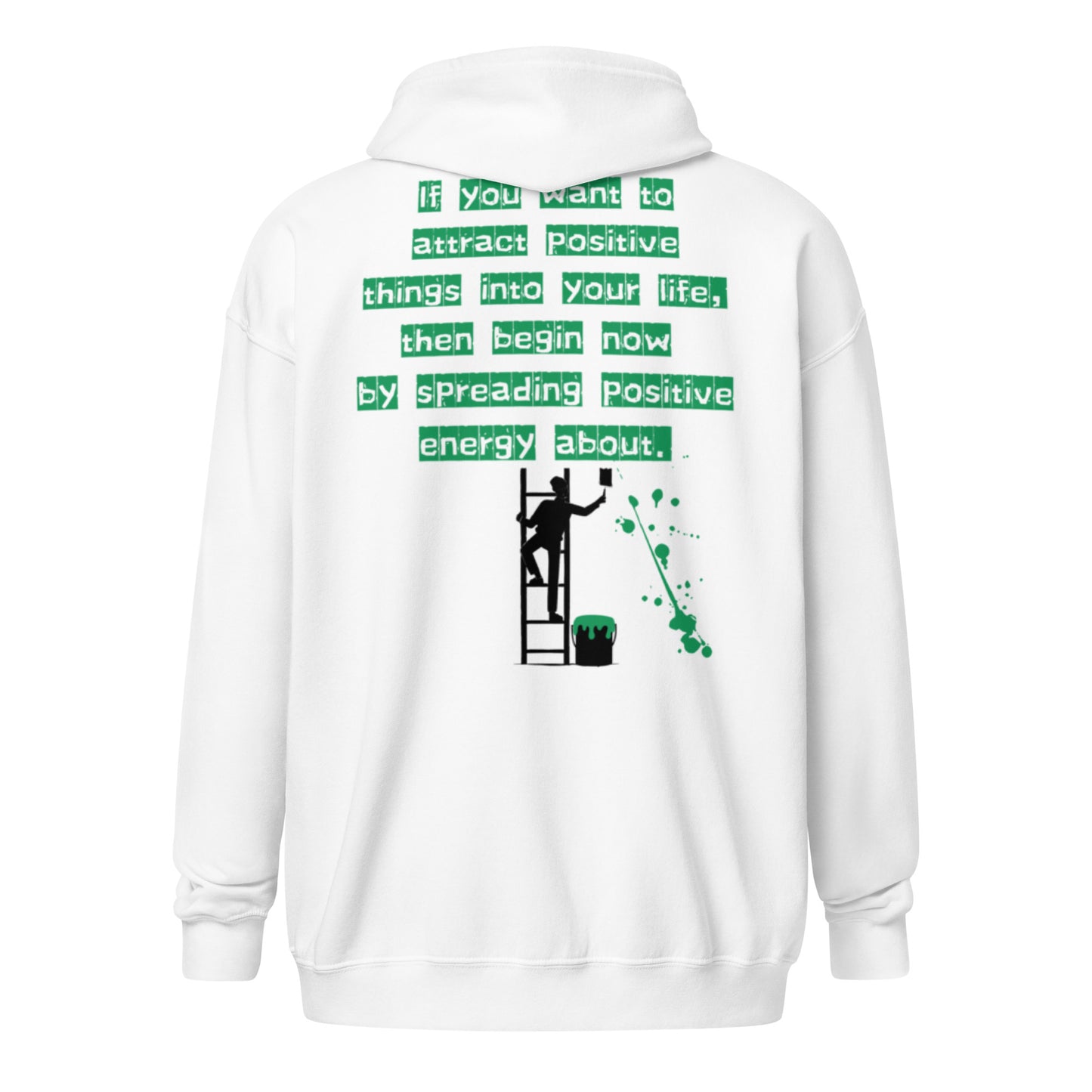 If you want to attract positive things into your life, Unisex heavy blend zip hoodie