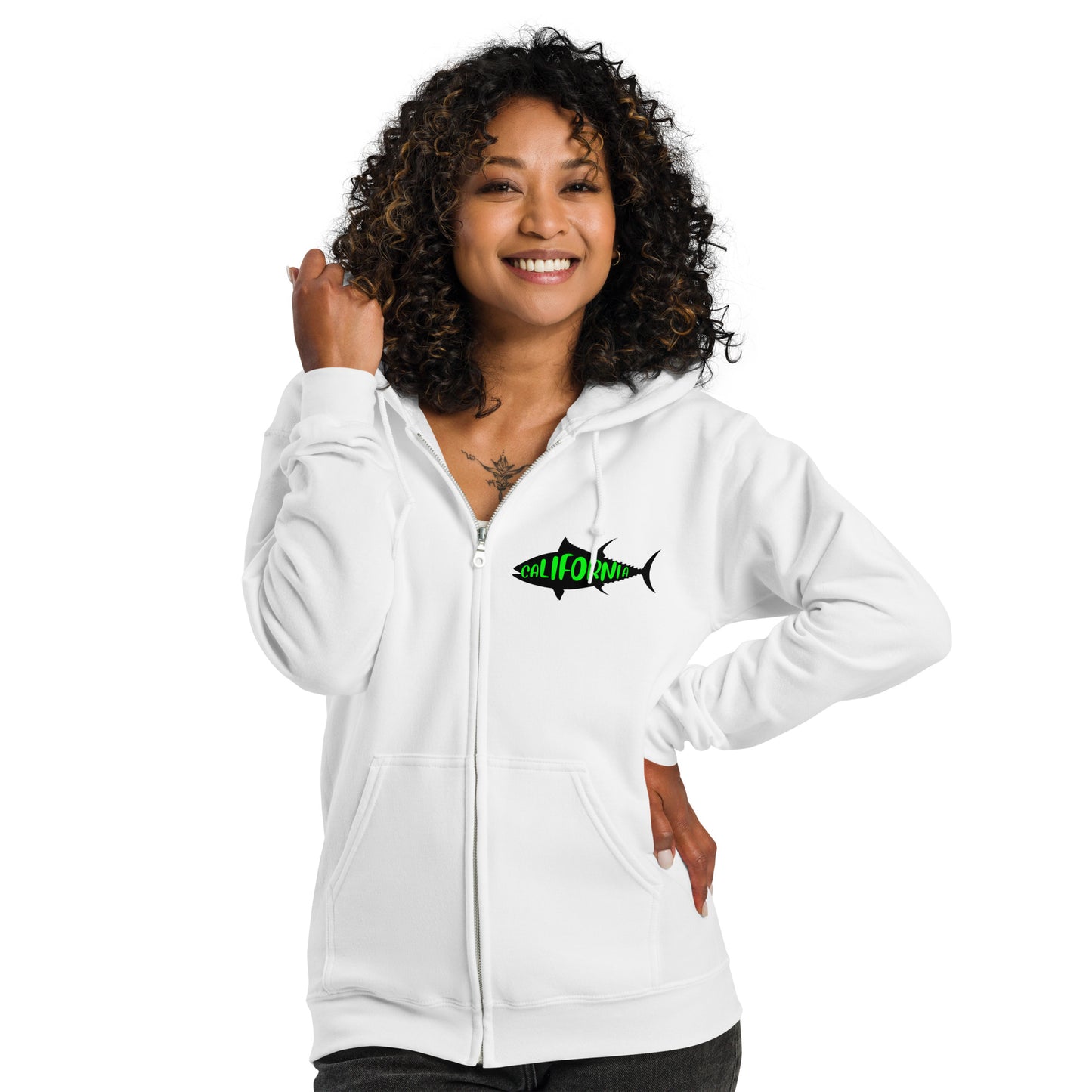 I'm a man Gone Fishing Unisex heavy blend zip hoodie