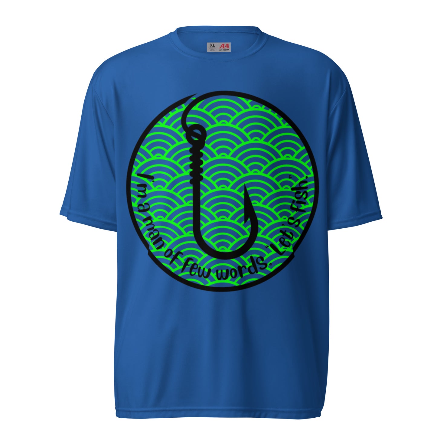 I'm a man Fishing Unisex performance crew neck t-shirt