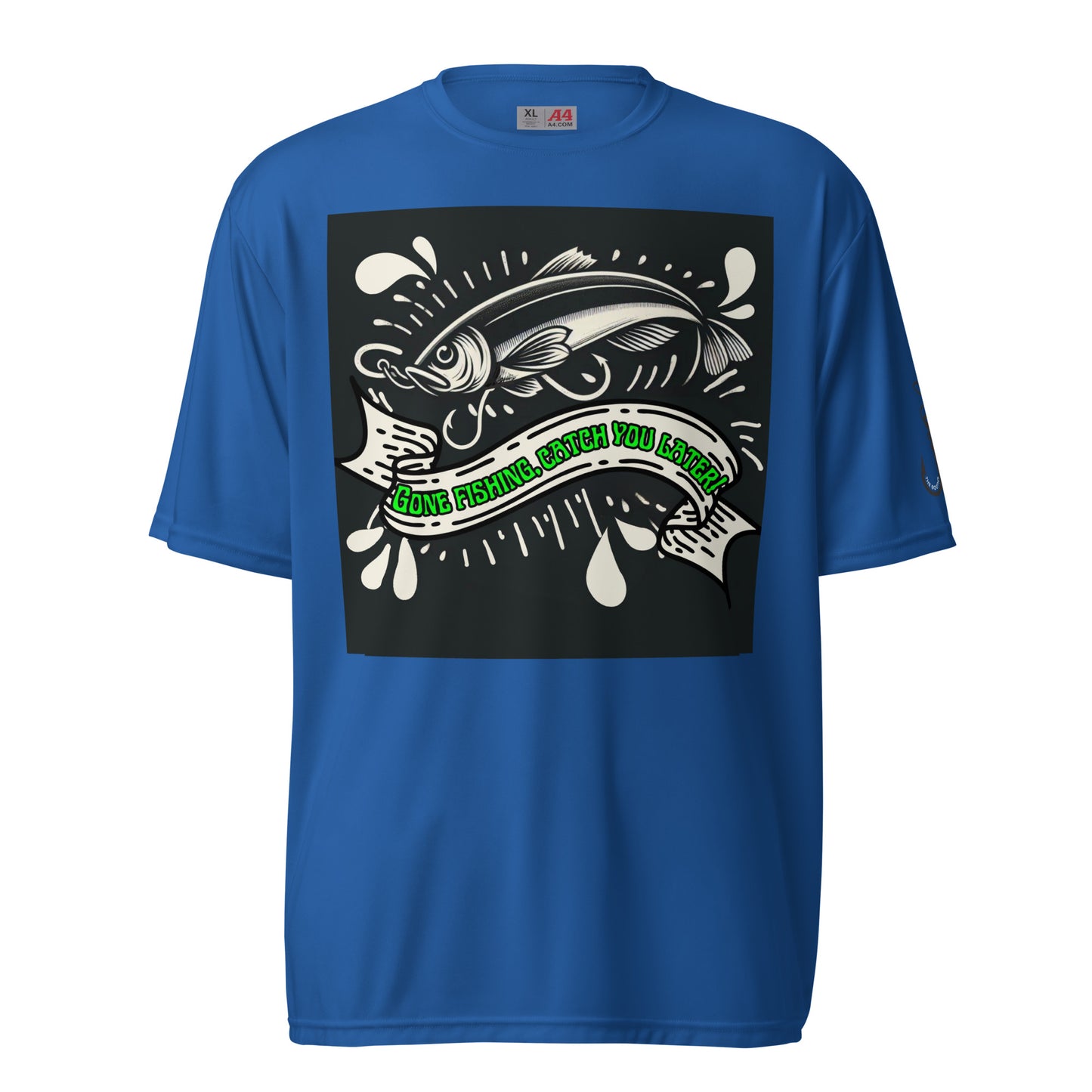 Fishing Dad, Cool, Kawaii, Unisex performance crew neck t-shirt