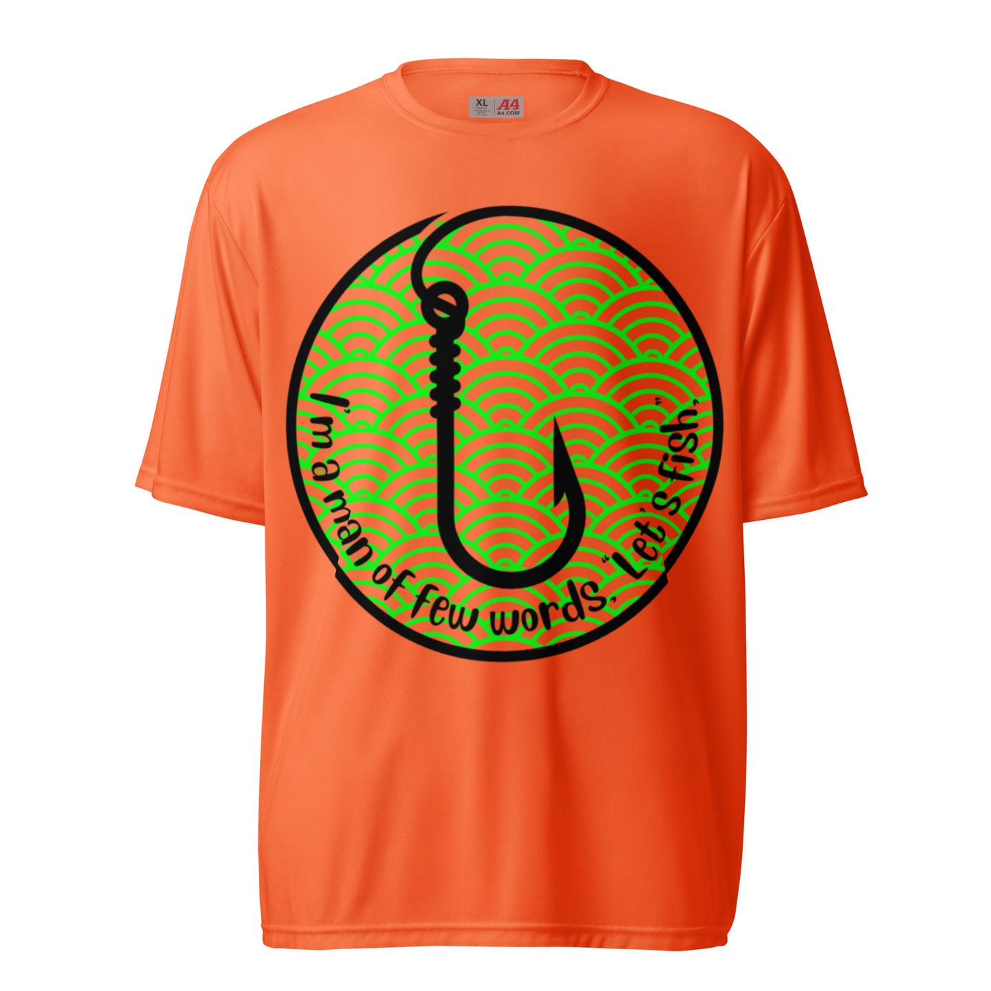 I'm a man Fishing Unisex performance crew neck t-shirt
