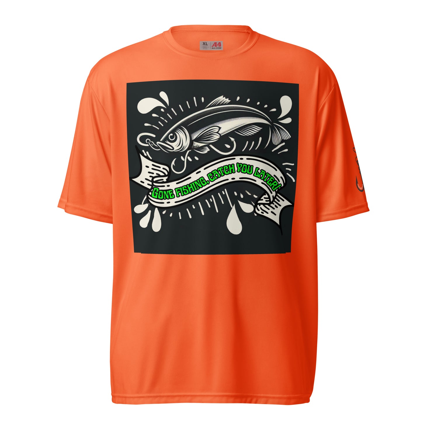 Fishing Dad, Cool, Kawaii, Unisex performance crew neck t-shirt