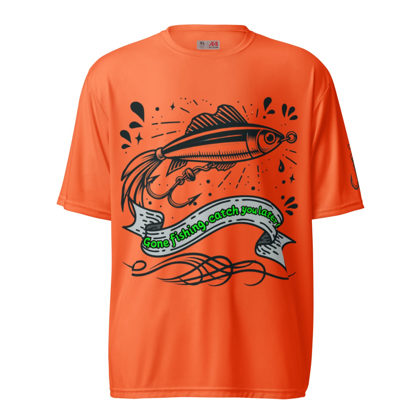 Fishing, Fishing Dad, Tattoo, Kawaii Unisex performance crew neck t-shirt