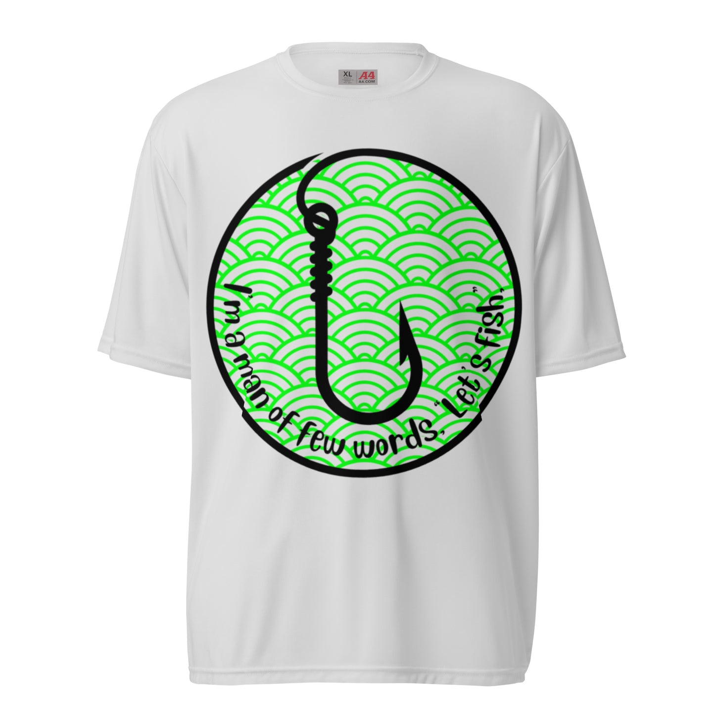 I'm a man Fishing Unisex performance crew neck t-shirt