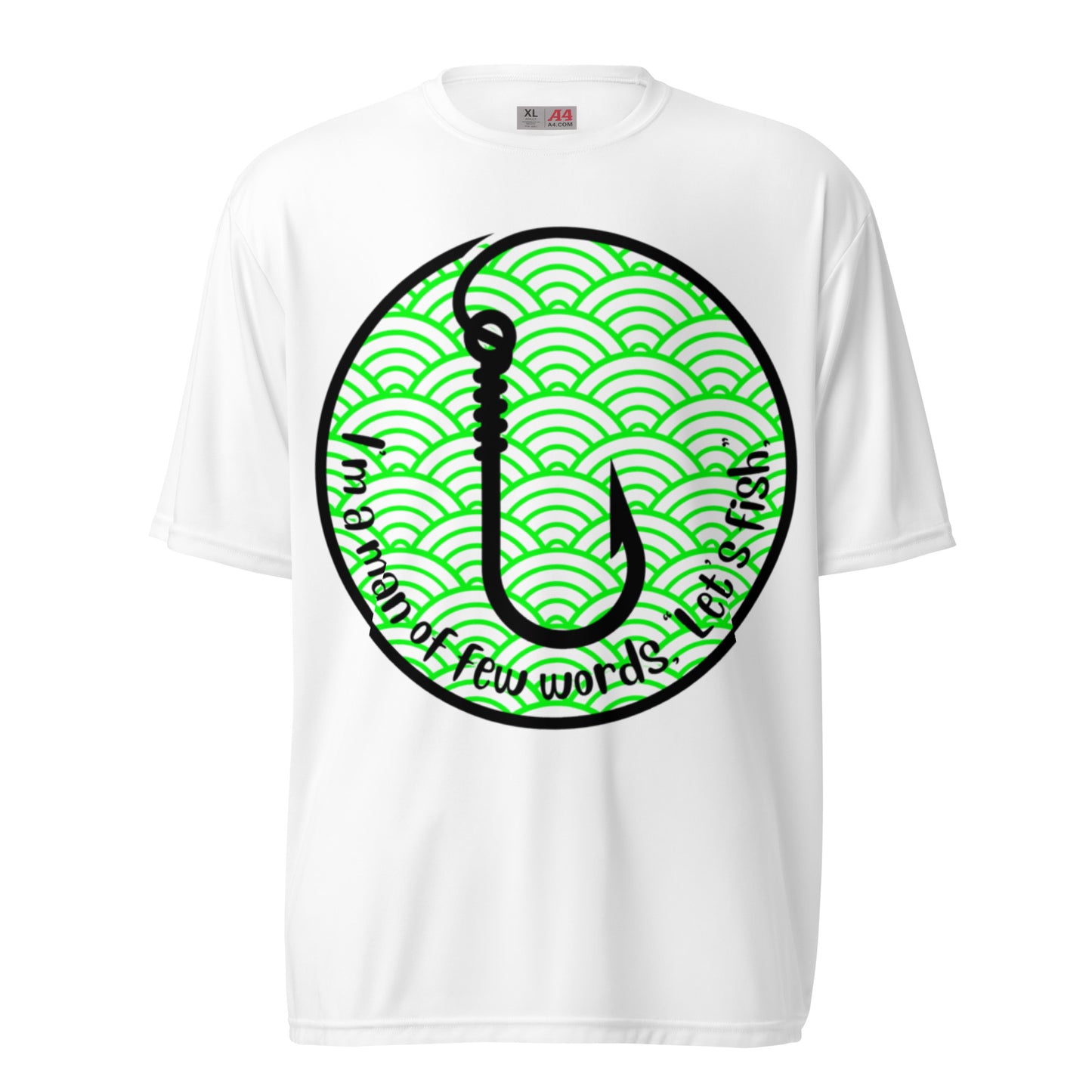 I'm a man Fishing Unisex performance crew neck t-shirt