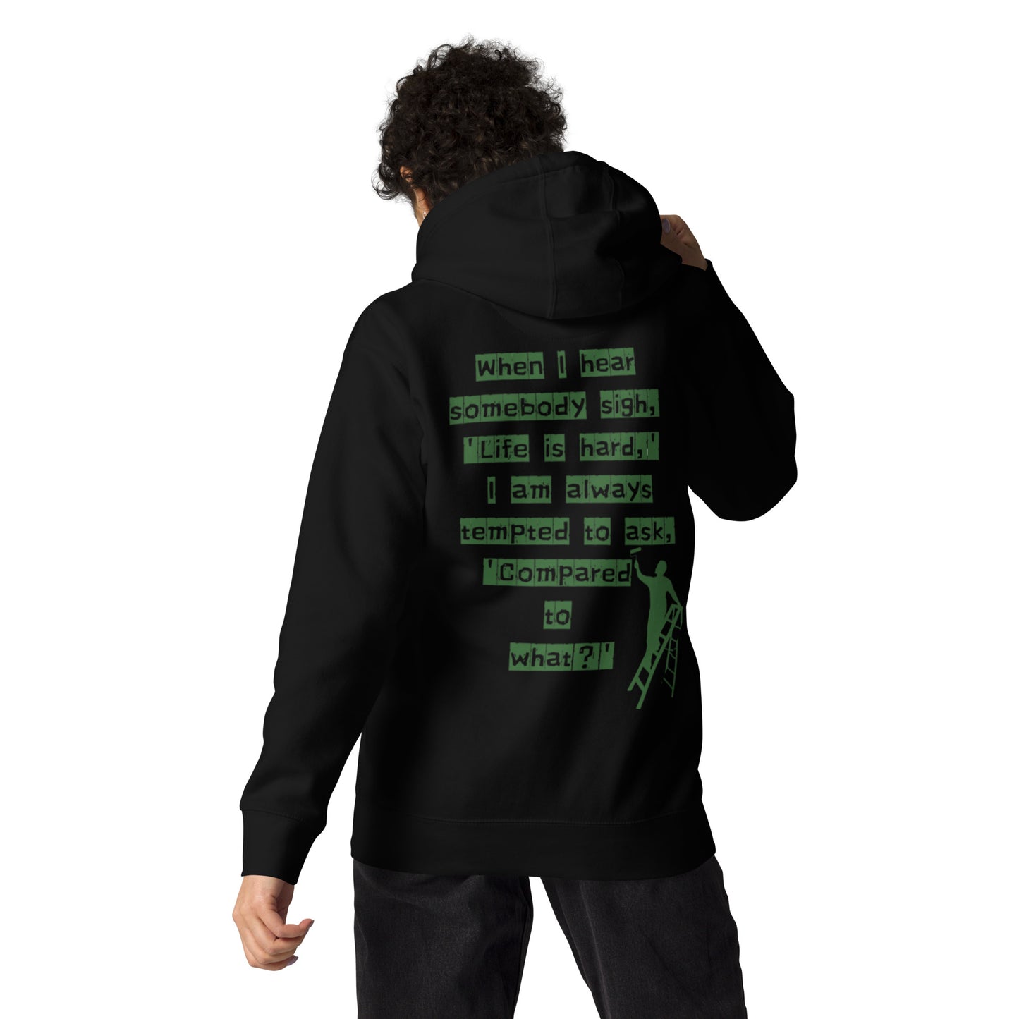 'Life is hard,' Unisex Hoodie