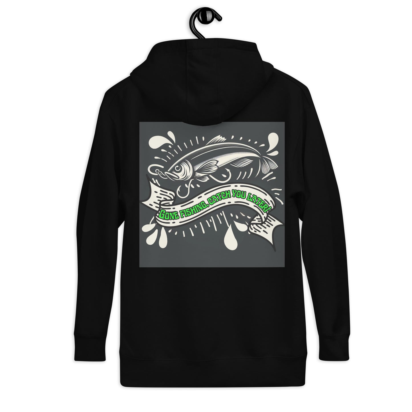 Fishing Dad, Cool, Kawaii, Unisex Hoodie
