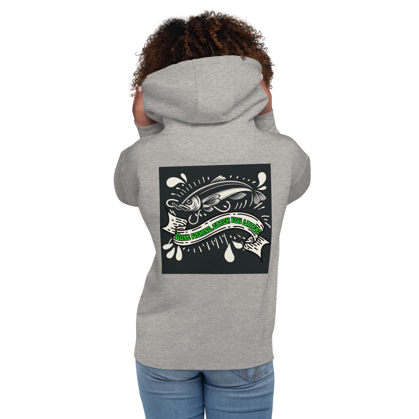 Fishing Dad, Cool, Kawaii, Unisex Hoodie