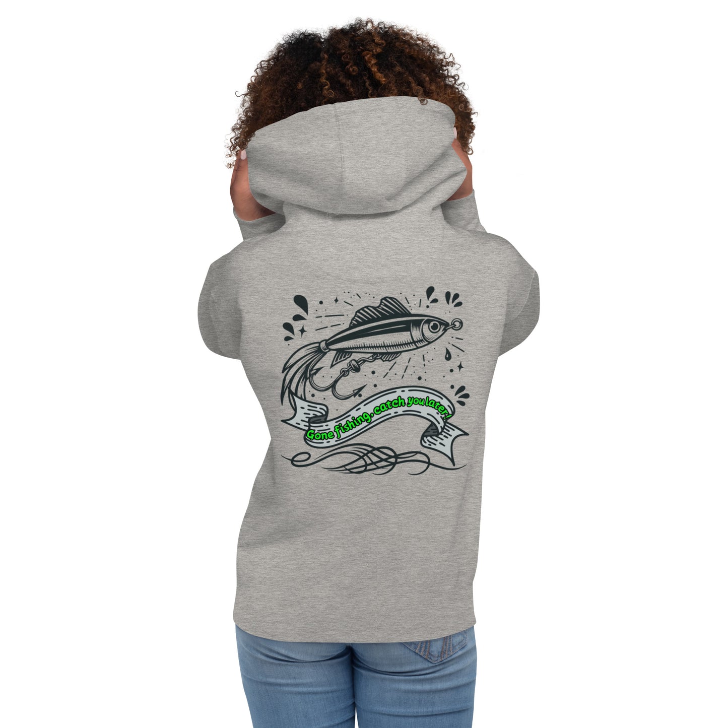 Fishing Dad, Cool, Kawaii, Unisex Hoodie