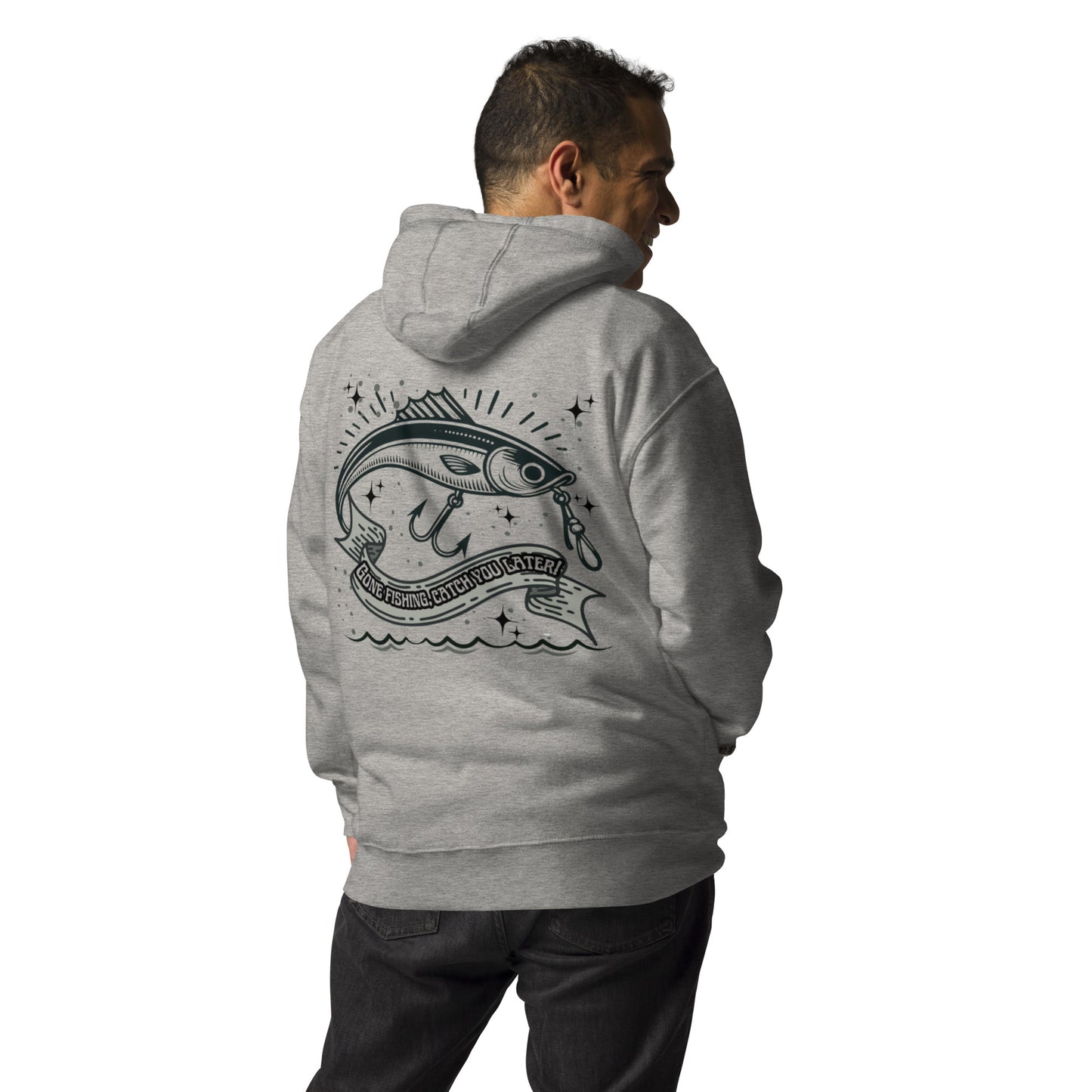 Fishing, Fishing Dad, Cool, Kawaii, Gift For Dad, best seller, Unisex Hoodie