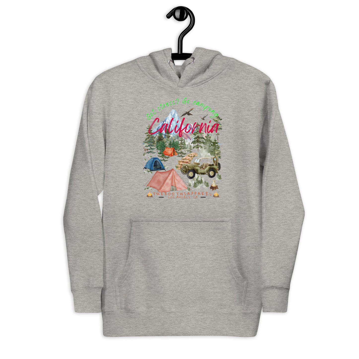 California Go Camping Unisex Hoodie