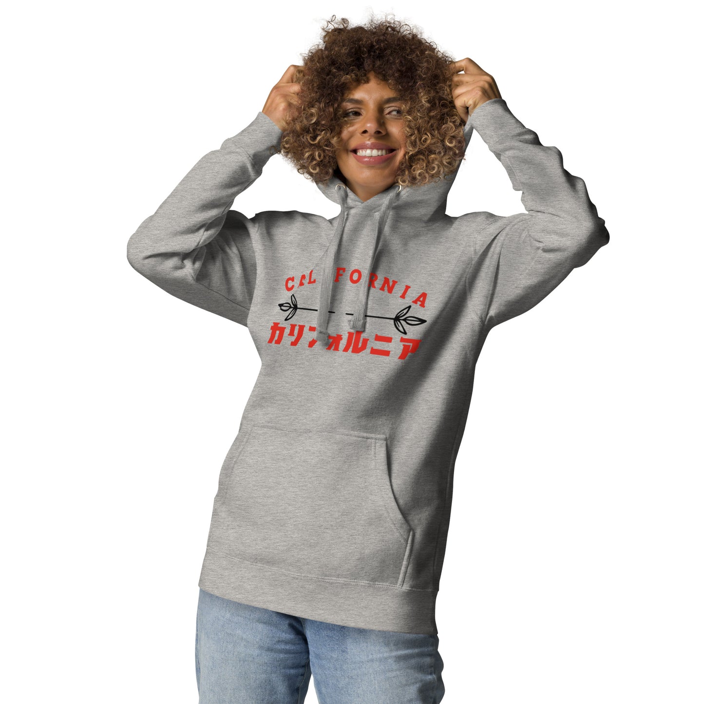 California Grizzly Bear Japanaese Katakana Unisex Hoodie