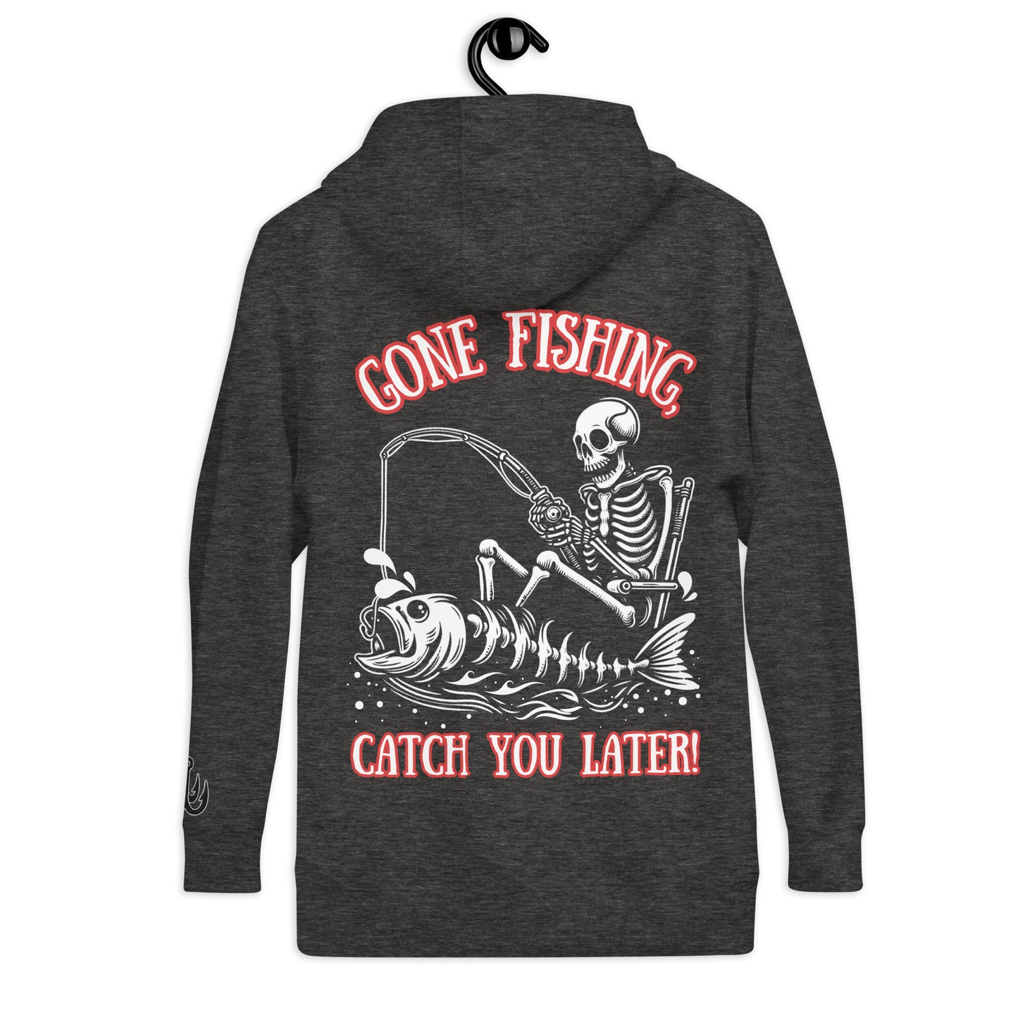 Fishing Skeleton, Fishing Tattoo, Fishing Tuna, Fishing Gifts, Fishing Hoodie for Man, Fishy hoodie, Husband Hoodie, Dad Gift, Unisex Hoodie